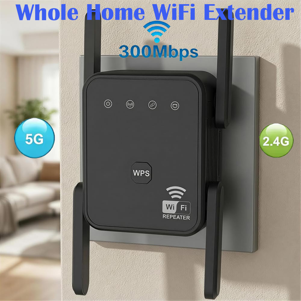 Home Security Bundle - Nuovo Ripetitore WiFi 2026 300Mbps 2.4GHz