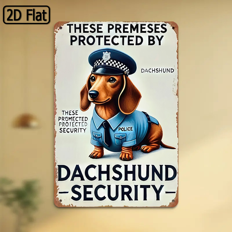 Home Security Outdoor - Segnale di sicurezza divertente per cani