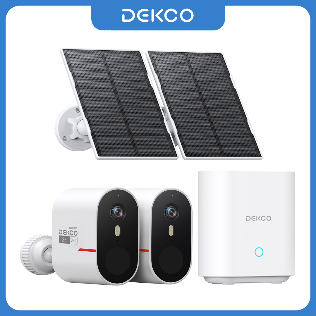 Home Security And Camera System - Sistema di Telecamere Solari WiFi Dekco
