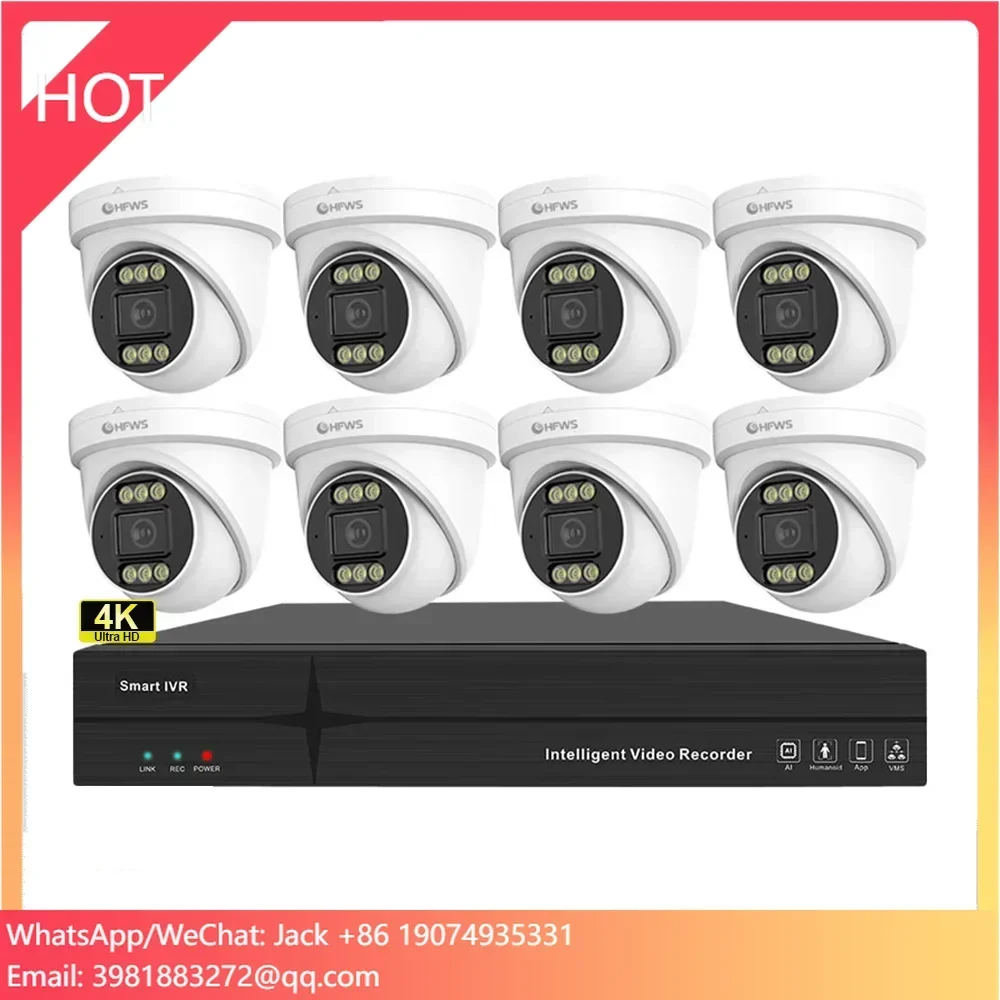 Home Security And Camera System - Telecamera IP Dome OEM 8MP 4K