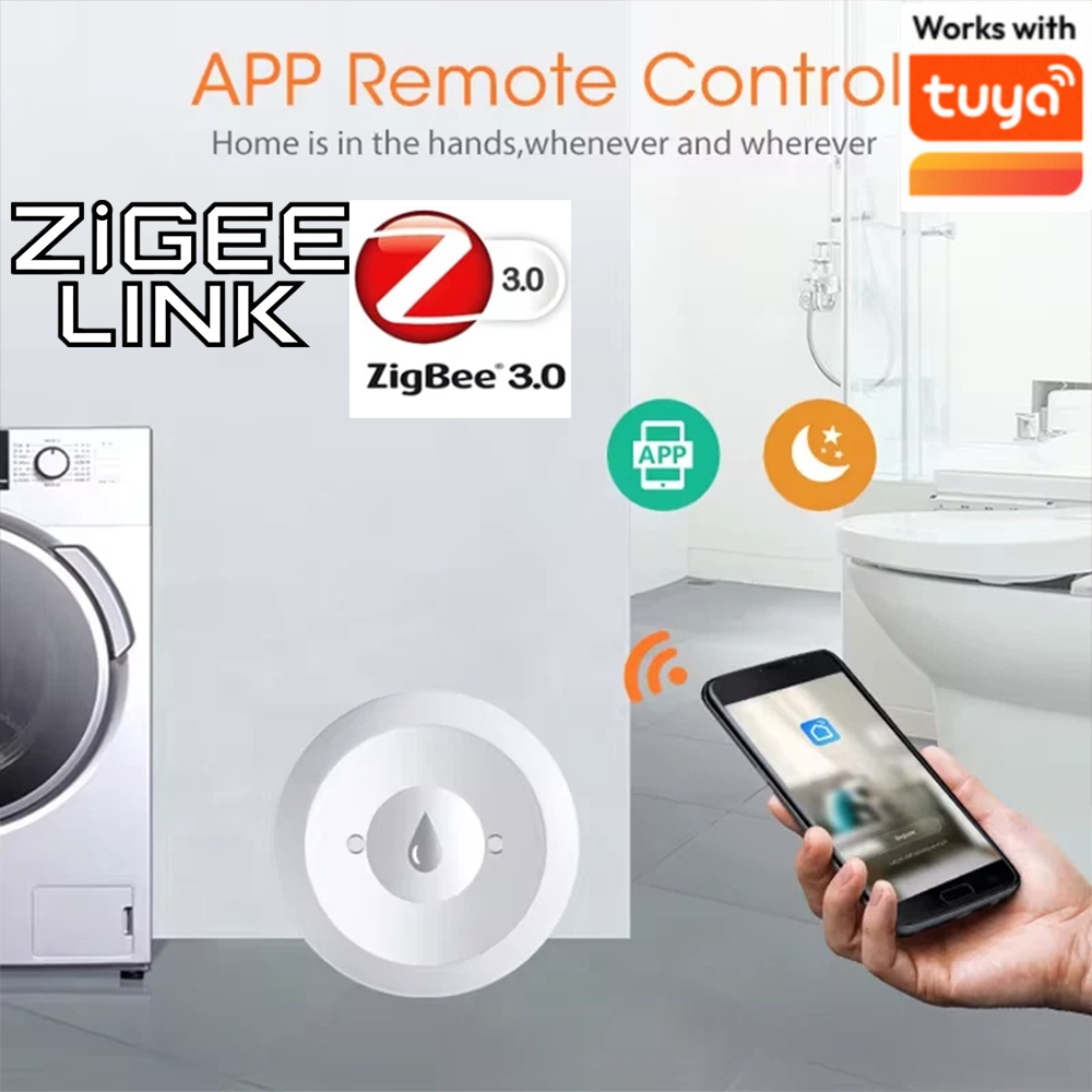Home Security Home Assistant - Sensore Intelligente di Perdite d'Acqua Tuya