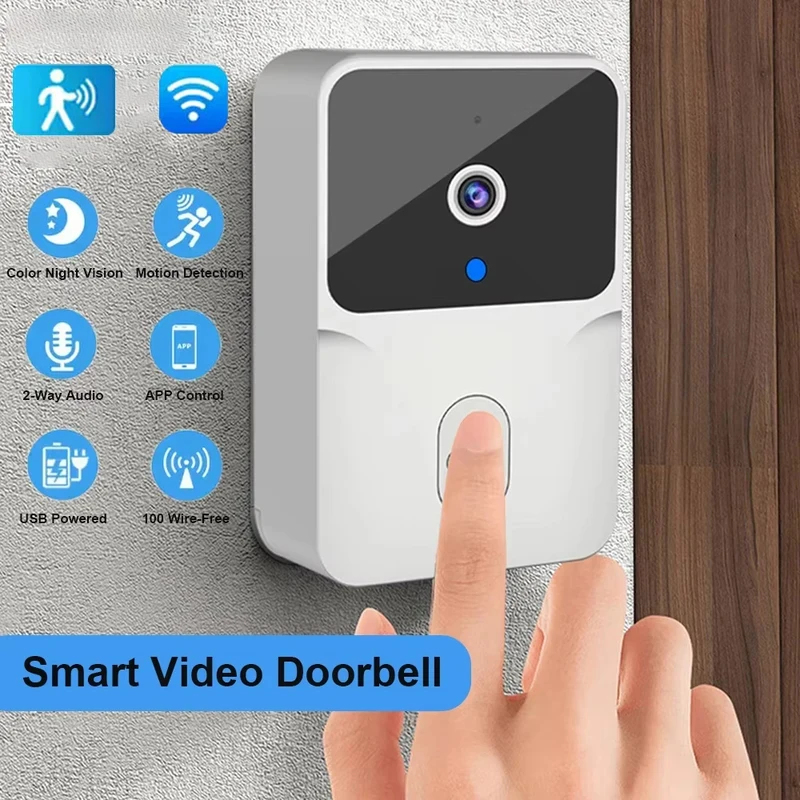 Home Security Monitoring System - Campanello Video WiFi Smart per Casa,