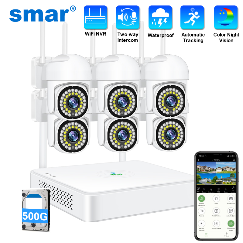 Home Security And Camera System - Sistema di Telecamere di Sicurezza Wireless