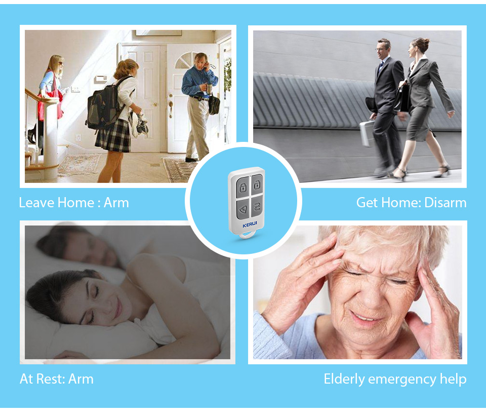KERUI Portachiavi a 4 pulsanti - Home Security Home Assistant recensione e prezzo