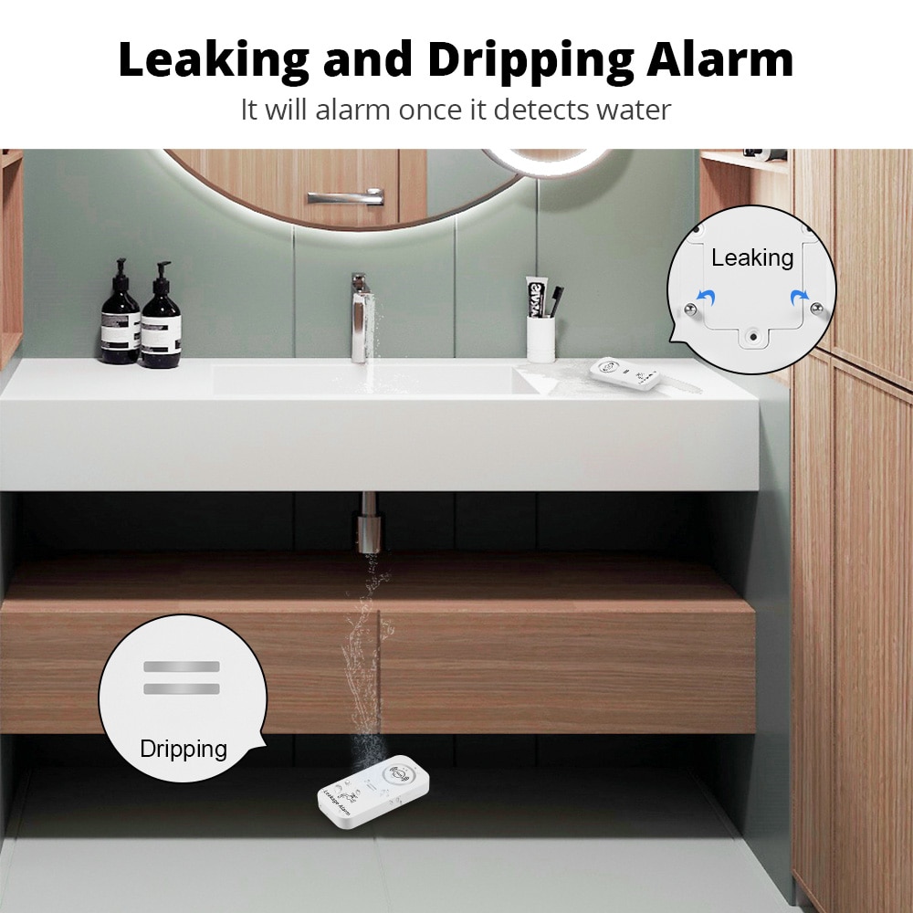 KERUI Wireless Water Sensor 90 - Home Security Outdoor recensione e prezzo