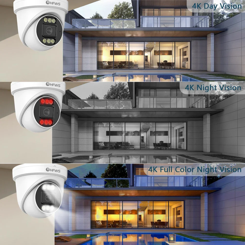 Telecamera IP Dome OEM 8MP 4K  - Home Security And Camera System recensione e prezzo