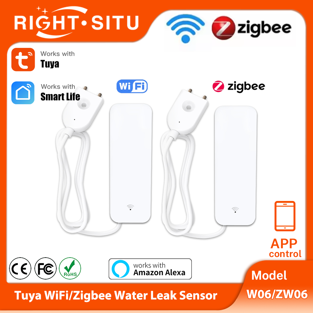 Tuya WiFi Zigbee Sensore acqua - Home Security Home Assistant recensione e prezzo