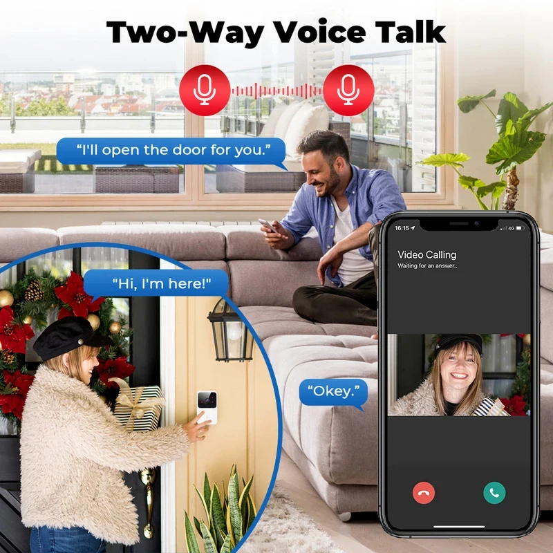 Campanello Video WiFi Smart pe - Home Security Monitoring System recensione e prezzo