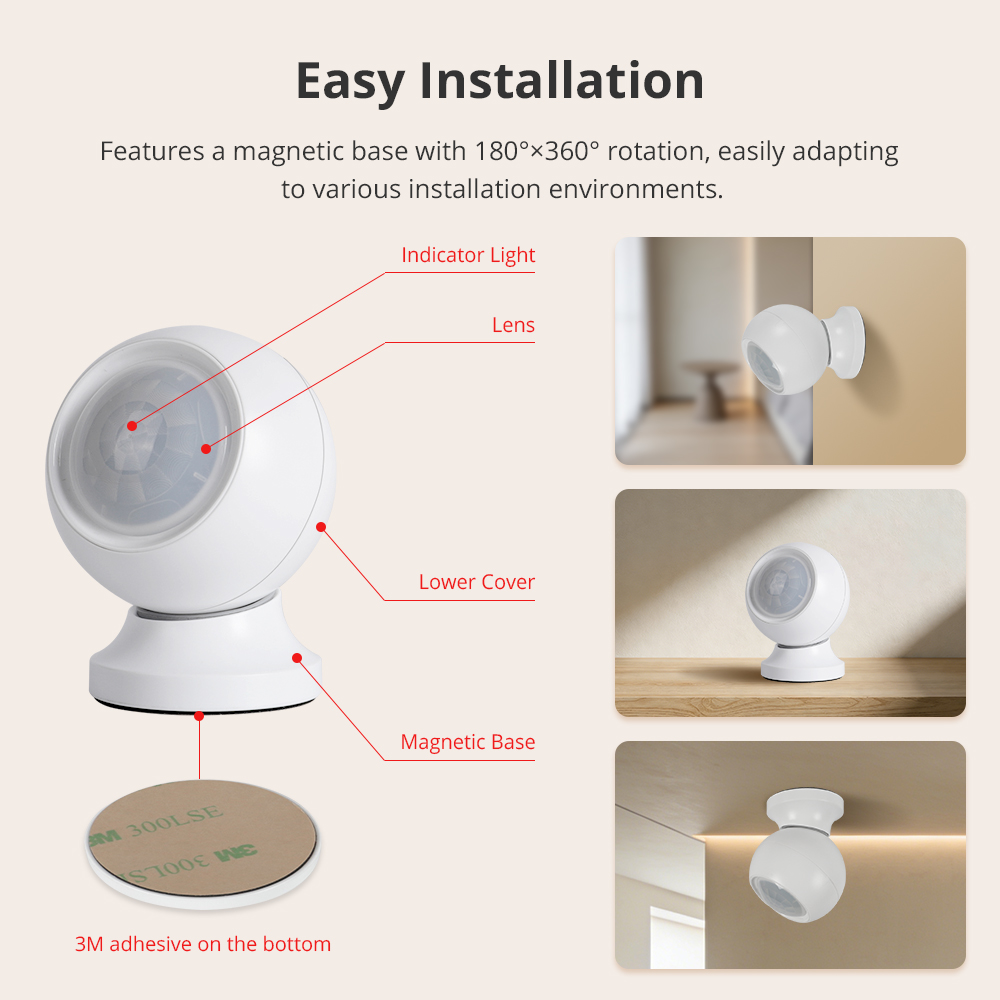 Sensore di Presenza Umana Zigb - Home Security Monitoring System recensione e prezzo