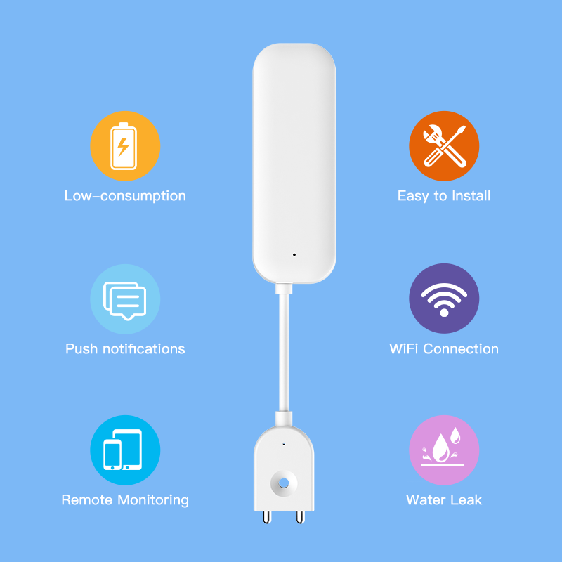 Tuya WiFi ZigBee Sensore acqua - Home Security Home Assistant recensione e prezzo