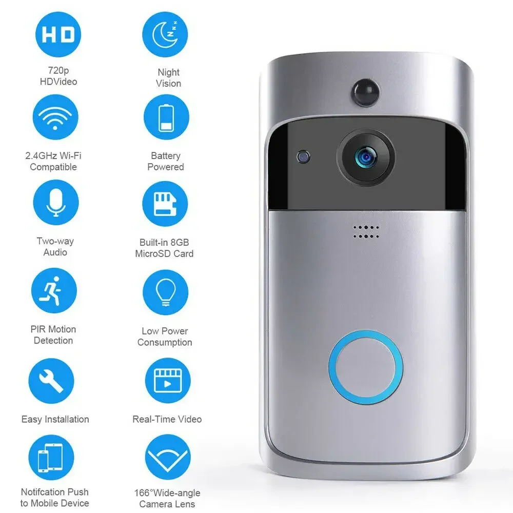Campanello Wireless WIFI HD 72 - Home Security Monitoring System recensione e prezzo