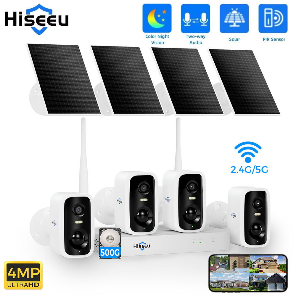 Hiseeu 10CH NVR 4MP WiFi Telec - Home Security Monitoring System recensione e prezzo