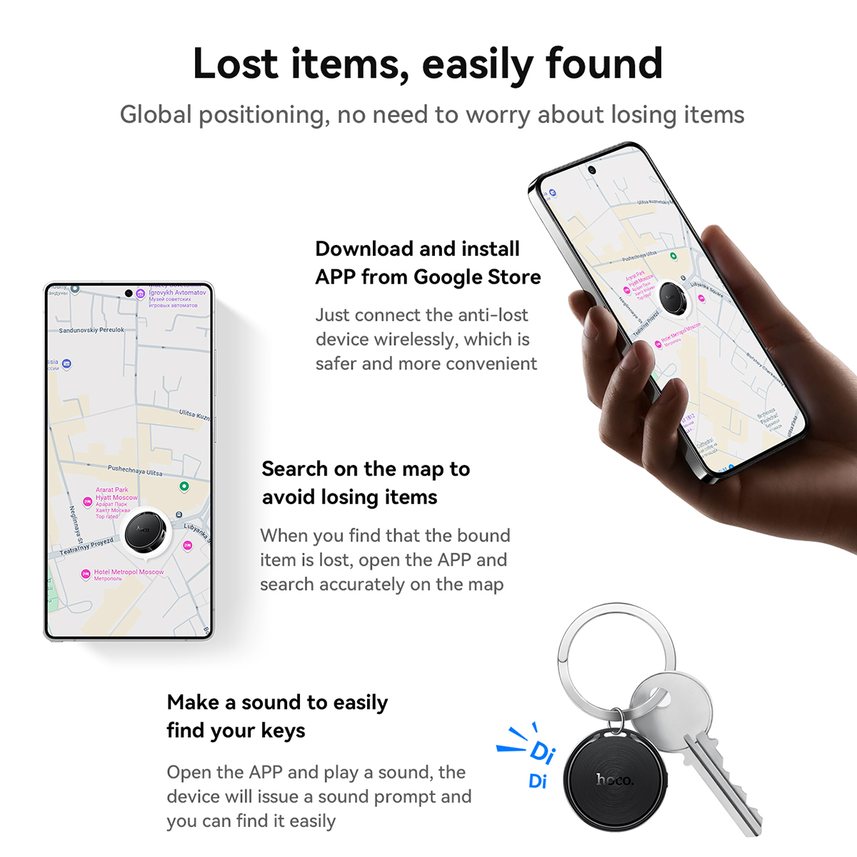 HOCO E96A Localizzatore GPS Bl - Home Security In My Area recensione e prezzo