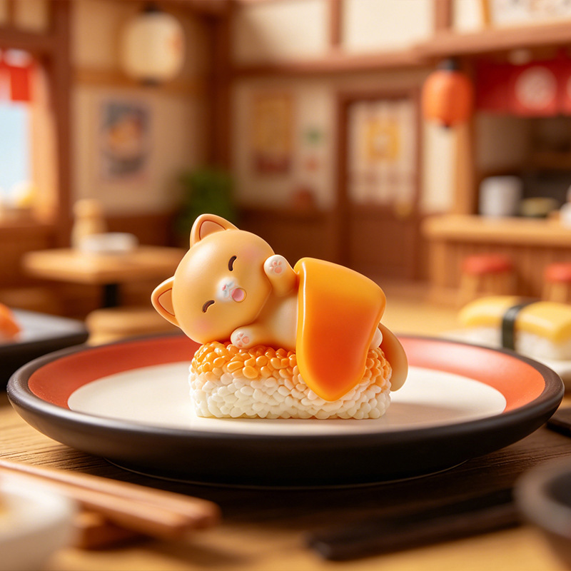 Sushi Cat Blind Box Statuetta  - Home Security Items recensione e prezzo